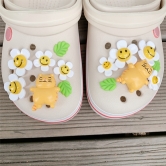 행복한 꽃밭 고양이 신발장식 14개 파츠세트 (2세트이상 구매가능) (업체별도 무료배송)