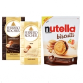 [단독특가] Ferrero 페레로로쉐바초콜릿 3가지맛 & 누텔라비스킷 (업체별도 무료배송)