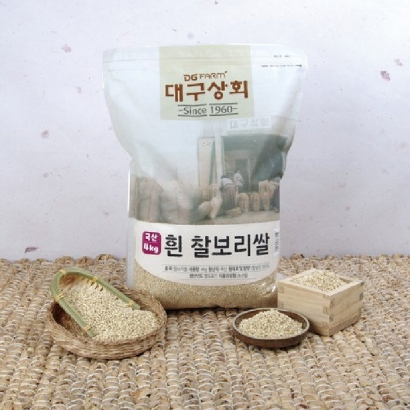 대구상회 2023년산 흰 찰보리쌀 4kg x 2개 (업체별도 무료배송)