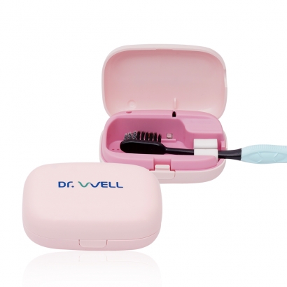 [닥터웰] 국내생산 휴대용 UVC-LED 무선칫솔살균기 (화이트/블루/핑크) DR-151/DR-152/DR-153 (업체별도 무료배송)