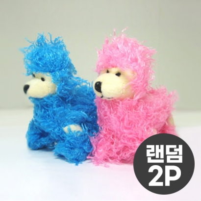 [펫모닝] 푸들 강아지 장난감 (PMD-124) x 2개 (색상랜덤발송) (업체별도 무료배송)
