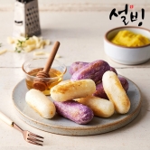 설빙 구워먹는 쫀득한간식! 치즈가래떡 500g / 고구마가래떡 500g (업체별도 무료배송)