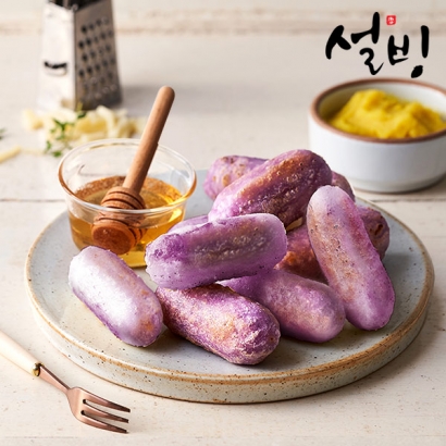 설빙 구워먹는 쫀득한간식! 치즈가래떡 500g / 고구마가래떡 500g (업체별도 무료배송)