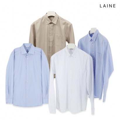 [홈쇼핑상품] [LAINE] 남성 스탠다드핏 캐주얼 셔츠 균일가 기획전 (업체별도 무료배송)