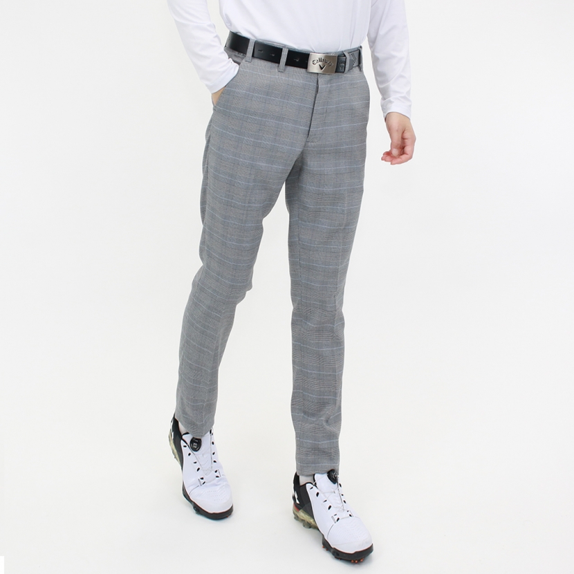 콘피아르 남자 히든밴딩 골프 체크 무늬 팬츠 2color (M~3XL) (업체별도 무료배송)