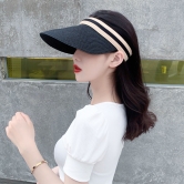 [주말특가] 심플 라탄 썬캡 햇빛 차단 모자 (2개이상 구매가능) (업체별도 무료배송)