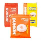 [주말특가][던킨] 도넛 192g ~ 250g x 5~6팩 3종 골라담기 (글레이즈드/초코/딸기) (업체별도 무료배송)