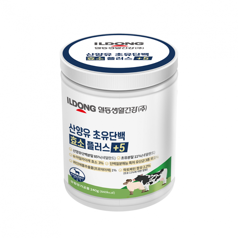 산양유 초유단백 효소플러스 +5 240g 3/5통 (업체별도 무료배송)