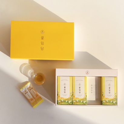 꿀임당 꿀스틱 제주 야생화꿀 30스틱 꿀선물+쇼핑백 (업체별도 무료배송)