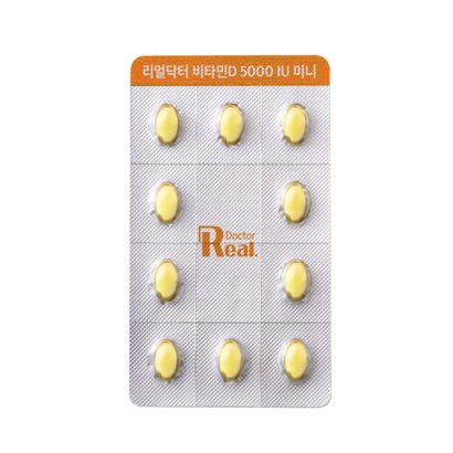 [리얼닥터] 비타민D 5000IU 150mg*120캡슐 (4개월분) (업체별도 무료배송)