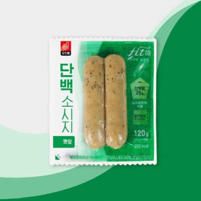 도드람 오리지널/청양/치즈/깻잎 단백소시지 120g (8개이상 구매가능) (업체별도 무료배송)
