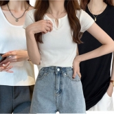 [후쿠호] 여성용 반팔 티셔츠 5종택1 모음전 (3장이상 구매가능) (업체별도 무료배송)