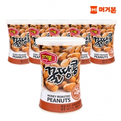 [밤사특가] [머거본] 꿀땅콩 135g x 6개 (업체별도 무료배송)