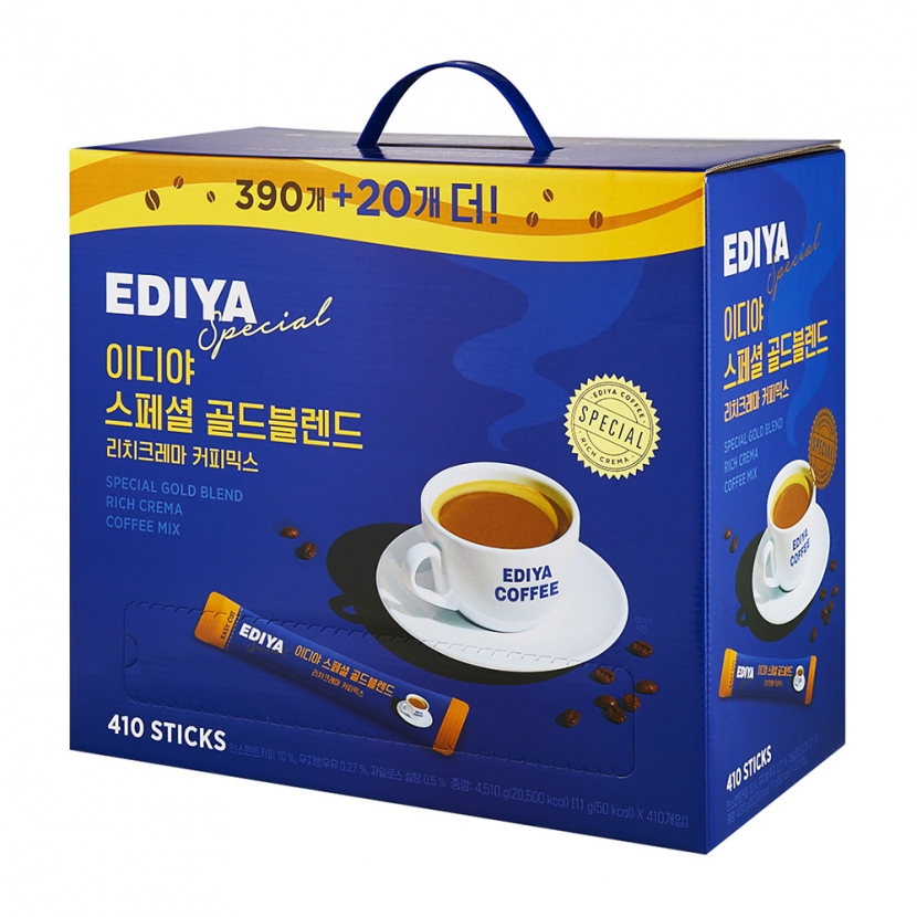 [이디야]스페셜 골드블렌드 커피믹스 410T (업체별도 무료배송)
