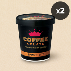 [폴바셋] 커피맛 젤라또 아이스크림 474ml x 2개 (업체별도 무료배송)
