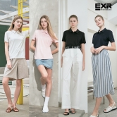 [EXR] 여성 매쉬배색 카라티셔츠 4종세트 (업체별도 무료배송)