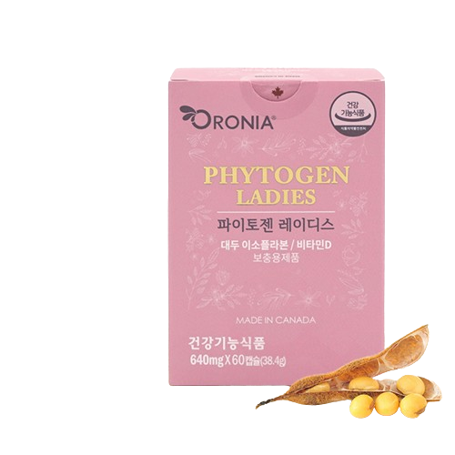 [오로니아]파이토젠 레이디스 60캡슐 천연 에스트로겐 여성 호르몬 영양제 (업체별도 무료배송)