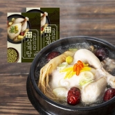 [주말특가] 녹두 품은 금산인삼 삼계탕 1.2kg (4팩이상구매가능) (업체별도 무료배송)
