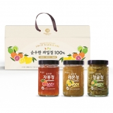 [주말특가][맥널티] 순수한 레몬+자몽+청귤 과일청 선물세트 (업체별도 무료배송)