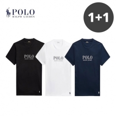 [1+1] [B급상품] [POLO] 폴로 랄프로렌 남녀공용 레터링 반팔 티셔츠 3color (업체별도 무료배송)