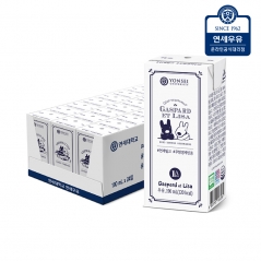 [연세우유] 무항생제 흰우유 (190ml*24개입) (업체별도 무료배송)