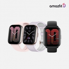 [어메이즈핏] Amazift 액티브 시계 스마트 웨어러블 AOD 워치 4.45cm (블랙/핑크) (업체별도 무료배송)