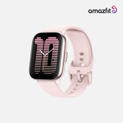 [어메이즈핏] Amazift 액티브 시계 스마트 웨어러블 AOD 워치 4.45cm (블랙/핑크) (업체별도 무료배송)