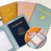 여권케이스+네임택 6가지컬러 (2개이상 구매가능) (업체별도 무료배송)