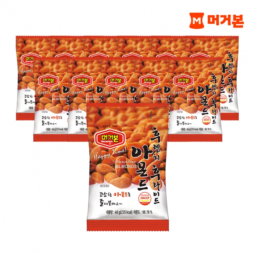 [머거본] 후렌치후라이드 40G X 12봉 (업체별도 무료배송)