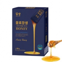 [꽃샘] 꿀로장생 아카시아 꿀스틱 12g x 15T (1박스) (+사은품증정)