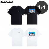 [주말특가] [1+1] [파타고니아] 커플템 추천 남녀공용 피츠로이 호라이즌 반팔 티셔츠 2color (업체별도 무료배송)
