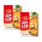 [하림] 치킨너겟2 1kg x 2개 (총 2kg) 업체별도 무료배송)
